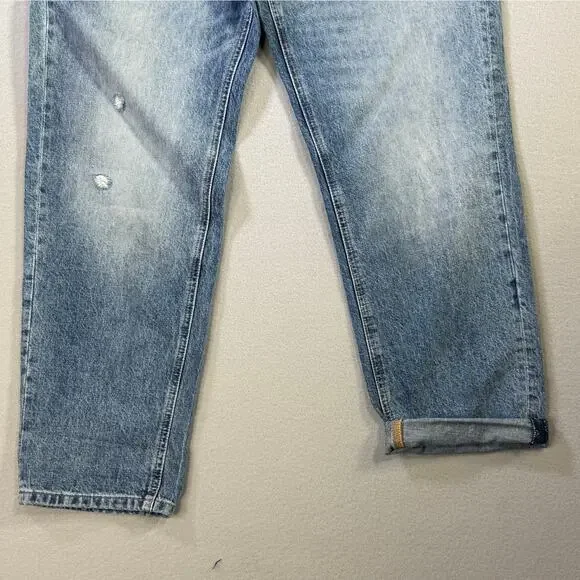 Lucky Brand Women's Mid-Rise Relaxed-Leg Boy Jeans, Easy Like Sunday, 30/10 $99 - Picture 5 of 8